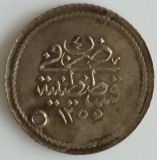 Moneda Imperiul Otoman - 1 1/2 Kurus 1842 - Anul de domnie 4 - Argint, Asia