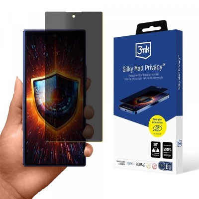 Folie de protectie Ecran Matte Privacy 3MK Silky pentru Samsung Galaxy Z Fold7 F966, Plastic foto