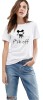 Tricou dama alb - f*ck off Mickey Mouse - M, THEICONIC