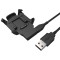 Incarcator Garmin Fenix 3 wireless cu cablu USB, Techsuit TGC5