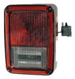 Stop spate lampa Jeep Wrangler (JK), 07.2006-12.2017, spate,omologare SAE, cu suport bec, tip USA, 55077890AC; 55077890AD; 55077890AG, Dreapta