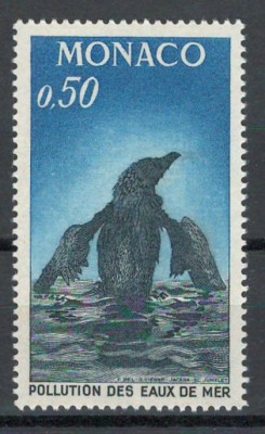 Monaco 1971 Mi 1009 MNH - Combaterea poluării apei foto