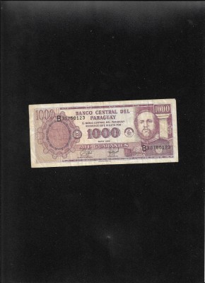 Paraguay 1000 1.000 guaranies 1998 seria30750123 foto