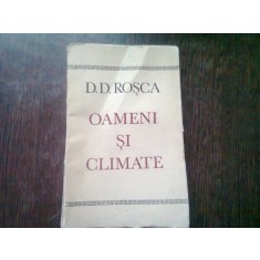 OAMENI SI CLIMATE - D.D. ROSCA