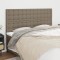 Gossi tablii de pat, 4 buc, gri taupe, 80x5x78/88 cm, textil
