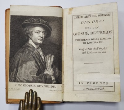 DELLE ARTI DEL DISEGNO - DISCORSI DEL CAV. GIOSUE REYNOLDS , 1778 foto