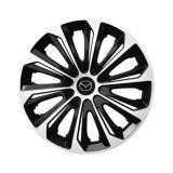 Set 4 capace roti Extra strong silver R14 Compatibil Cu Mazda, Autohelix MSA