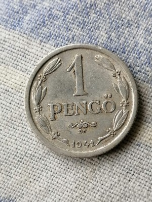 MONEDA - 1 PENGO 1941 - UNGARIA foto