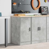 vidaXL Dulap depozitare garaj Beton Gri 40x51x85 cm lemn masiv de pin