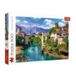 Puzzle Trefl - Podul vechi Mostar, 500 piese
