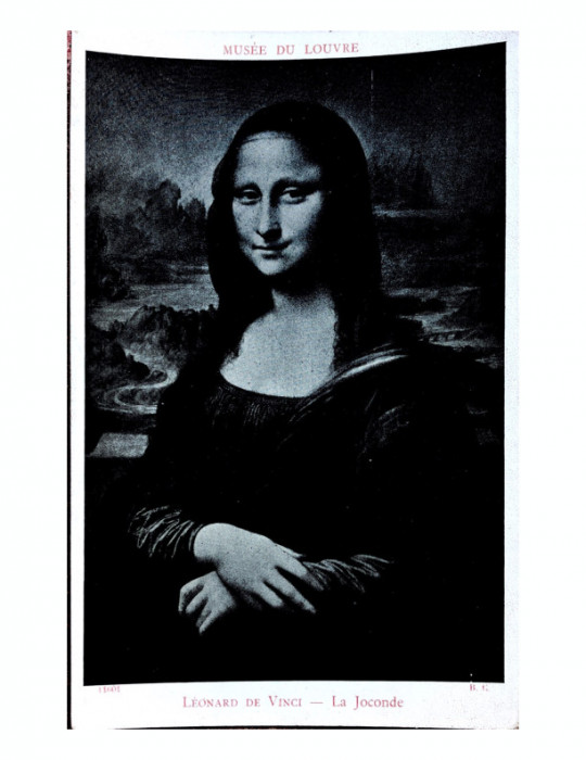 La Joconde - Carte postala Franta - Mus&eacute;e du Louvre