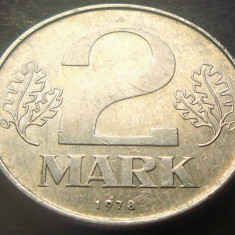 Moneda 2 MARCI / MARK - RDG (GERMANIA DEMOCRATA), anul 1978 * cod 2694