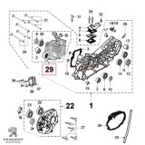 Carter dreapta (magnetou) original Peugeot Elyseo - Looxor - Metal X - Speedfight - Speedfight 2 - Trekker - Vivacity - X-Fight 2T 50cc