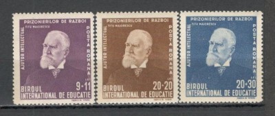 Romania.1942 Ajutor intelectual prizonierilor de razboi-T.Maiorescu YR.64 foto