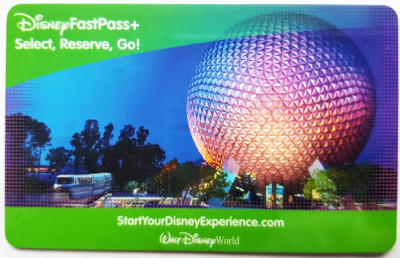 Pentru colectionari card plastic intrare Disney World Orlando Florida foto