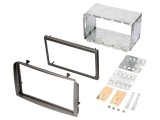 Cadru radio Alfa Romeo 2 DIN argintiu
