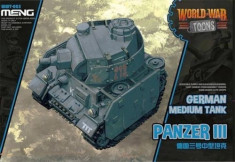 German Medium Tank Panzer III (cartoon model) - snap-fit foto