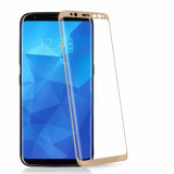 Folie Sticla Samsung Galaxy S8 g950 Gold Fullcover Tempered Glass Ecran Display LCD