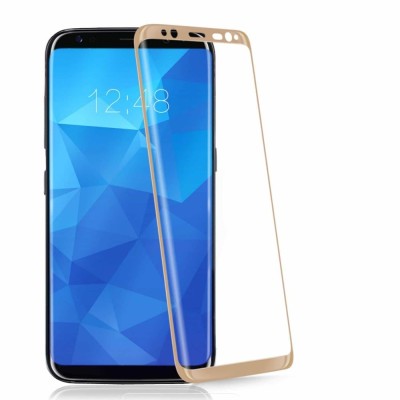 Folie Sticla Samsung S8 g950 Gold Fullcover Tempered Glass Ecran Display LCD foto