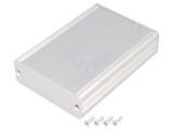 Carcasă aluminiu gri AKG 71x100x24mm