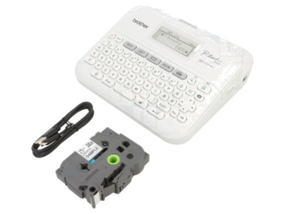 Imprimantă etichete Brother cu tastatură QWERTY și interfață USB, viteză 20mm/s foto