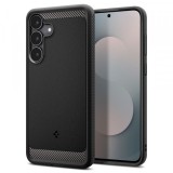 Husa pentru Samsung Galaxy S25 FE, Spigen, Rugged Armor, Neagra Mata
