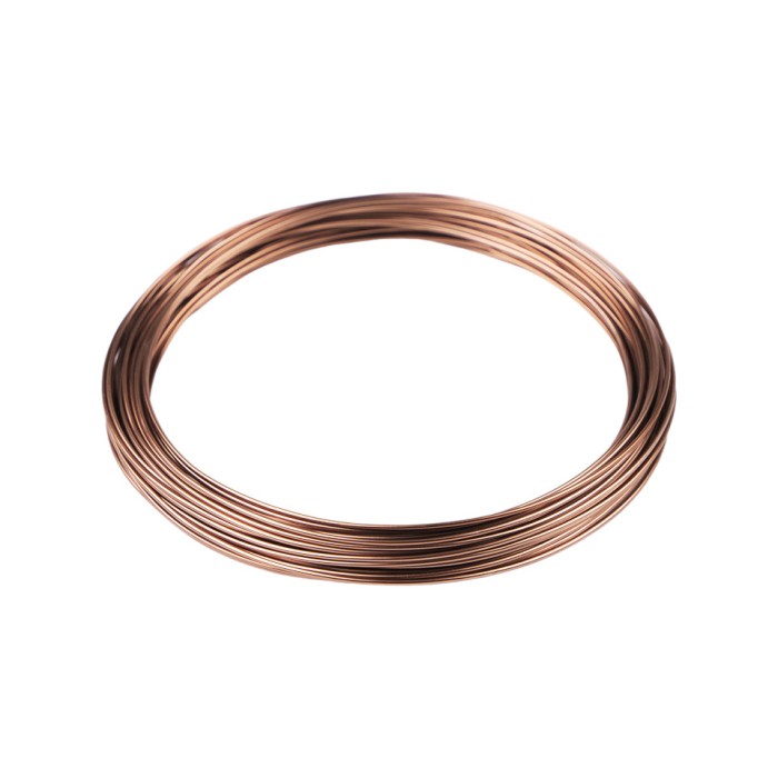 Sarma aluminiu pentru decoratiuni, diametru 1 mm, lungime 10 m, Maro
