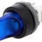 Comutator rotativ 22mm albastru IP66