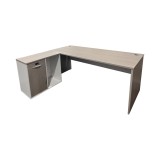 Cumpara ieftin Birou de colt Armadi I, Pako World, Sonoma-Alb, 180x80x75 cm