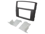 Cadru radio Mitsubishi 2 DIN gri &icirc;nchis ACV - Montaj Auto Simplu