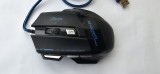 Mouse de gaming ZELOTES T-80 BIG MAC cu fir USB, cu LED multicolor, optic 7200 DPI