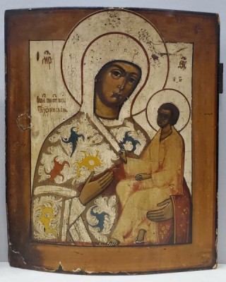 Maica Domnului, Vladimirskaya, Icoana Ruseasca, Secol XIX foto