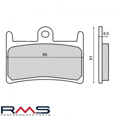 Set placute frana - Suzuki GSXR 400 - Yamaha FZR - TZR 250 - T-Max 500 - FZ6 - FZS - YZF 600 - TDM - FZ1 1000 - YZF 1000 foto