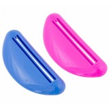 Set 2 storcatoare tuburi, plastic, 2 culori, 8.5 x 3.6 x 0.9 cm, albastru/roz