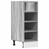 Cumpara ieftin Dulap inferior &quot;Riga&quot;, gri sonoma, 30x44,5x81,5 cm