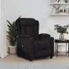 VidaXL Fotoliu rabatabil electric, negru, material textil 3098779