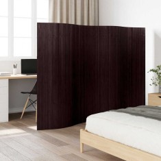 vidaXL Paravan de cameră din bambus, maro &icirc;nchis, 250 x 165 cm 241669