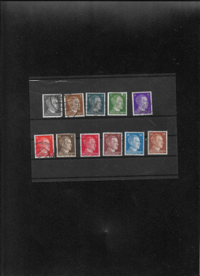 Serie Set 11 timbre Hitler Deutsches Reich foto