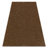 Covor BUENOS 6650 shaggy uni, o singură culoare bej &icirc;nchis, 60x100 cm