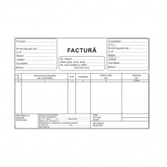 Facturi Fara TVA A5, 3 Exemplare, 50 de Seturi/Carnet, Formulare Tipizate Autocopiative, Facturi A5 Fara TVA, Facturi in 3 Exemplare, Facturi Tipizate