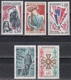 Franta 1965 - Istorie, 5 Serii, MNH