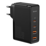 INCARCATOR retea Baseus GaN2 Pro, Quick Charge 3.0 100W, 2 x USB Type-C 5V/3A max, 2 x USB 5V/3A max, negru &quot;CCGAN2P-L01&quot; (timbru verde 0.18 lei) - 69