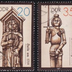 C463 - Germania DDR 1987 - Arta 4v.stampilate,serie completa