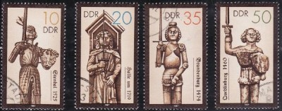 C463 - Germania DDR 1987 - Arta 4v.stampilate,serie completa foto