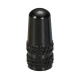 Capace Valva Presta Aluminiu Negru - Set 2 Bucati