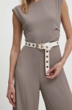 Answear Lab curea femei, culoarea alb