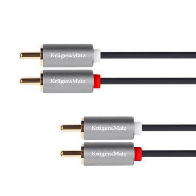 Cablu 2rca - 2rca 3m basic k&amp;amp;m foto