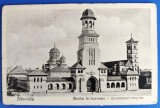 Alba Iulia - Biserica de incoronare - 1930 - printata, circulata, timbru, Necirculata, Fotografie