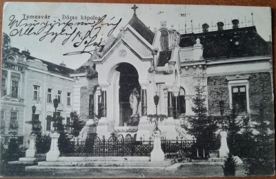 Carte postala, Timisoara, Capela Dogilor, 1912 foto