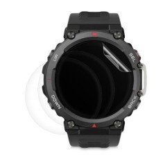 Set 3 Folii protectie pentru Huami Amazfit T-Rex 2, Kwmobile, Transparent, Silicon, 59523.1 foto